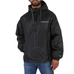 Black Active Logo Padded Blouson Jacket, Brand Size 46 (US Size 36)