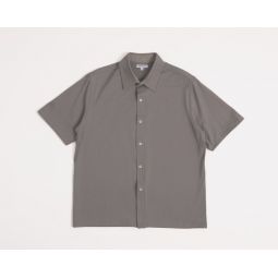SS Jersey Button Up - Granite