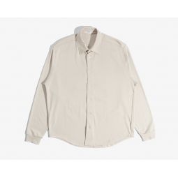 L/s Jersey Button Down - Bone