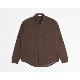 L/S Jersey Button Down - Pearl Bark