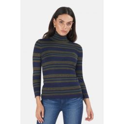 Harlee Sweater - Olive/Bronze Stripe