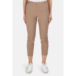 Ludivine Trouser - Tan/Houndstooth