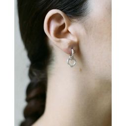 Mini Teresa Earrings - Silver