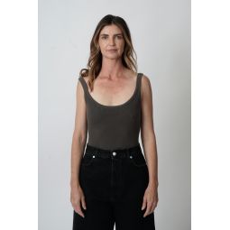 Rib Bodysuit - Black