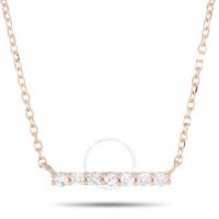 14K Rose Gold 0.10 ct Diamond Necklace