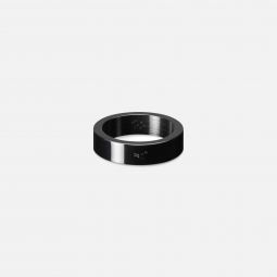 3g polished ceramic ribbon ring
