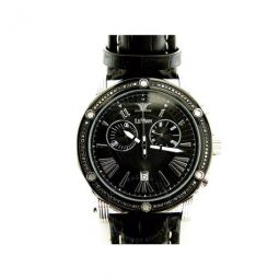 Soho II Chronograph Quartz Diamond Black Dial Ladies Watch