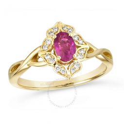 Passion Ruby Ring set in 14K Honey Gold