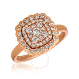 Ladies Nude Diamonds Fashion Ring in 14k Strawberry Gold