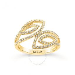 Ladies Vanilla Diamonds Fashion Ring in 14k Honey Gold