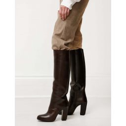 High Boots - Midnight Brown