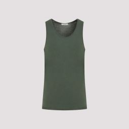 Rib Tank Top - Smoky Green