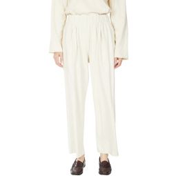 Penny Pleat Front Pant - Ivory