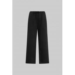 Barb Satin Crop Drawstring Pant