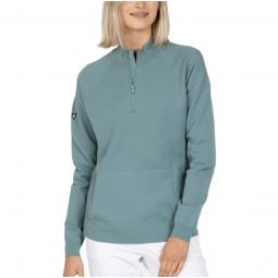 Levelwear Womens Paragon Quarter Zip Golf Pullover - ON SALE
