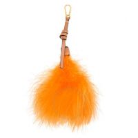 Feather Charm in Orange