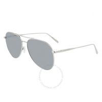 Silver Mirror Pilot Ladies Sunglasses
