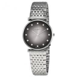 La Grande Classique Quartz Diamond Grey Dial Ladies Watch L45124776