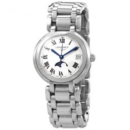 Prima Luna Quartz White Dial Ladies Watch