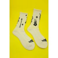 Tapestry Socks - White
