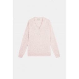 Classic V-Nk Sweater - Pink