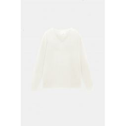 Classic V-Neck Sweater - Ivory