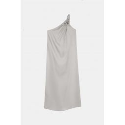 Adela Dress - Silver Grey