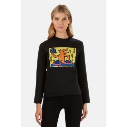 Keith Haring Jacquard Sweater - Black