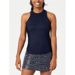 Lucky in Love Womens Core One Love Rib Tank - Navy