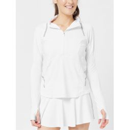 Lucky in Love Womens Tech Architect 1/4 Zip Top