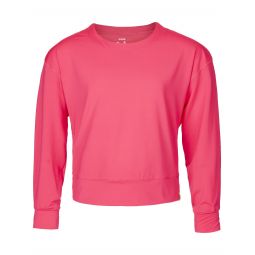 Lucky in Love Girls LUV Hype Long Sleeve - Coral Crush