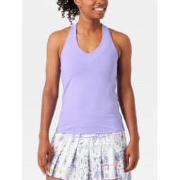 Lucky in Love Womens Electric V-Neck Tank
