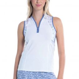 Lucky In Love Womens All In Ikat Golf Tank Top