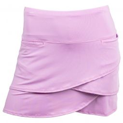 Lucky In Love Womens Scallop Short Golf Skort - Petal Pink ON SALE