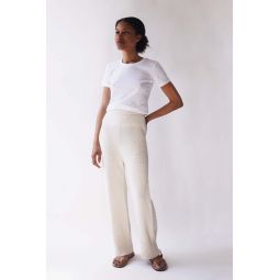 Baez Boucl Pants - Ivory