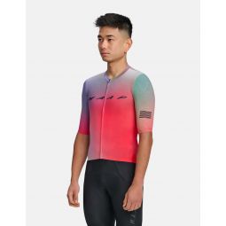 Blurred Out Pro Hex Jersey 2.0 - Red Mix