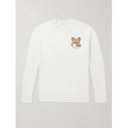 + Olympia Le-Tan Logo-Intarsia Cotton Sweater