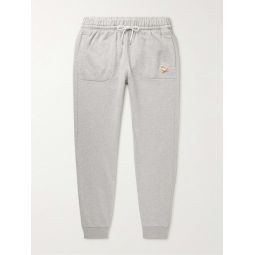 Chillax Fox Tapered Logo-Appliqued Cotton-Jersey Sweatpants