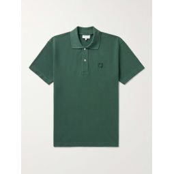 Logo-Appliqued Cotton-Pique Polo Shirt