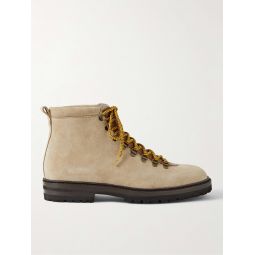 Calaurio Leather-Trimmed Suede Hiking Boots