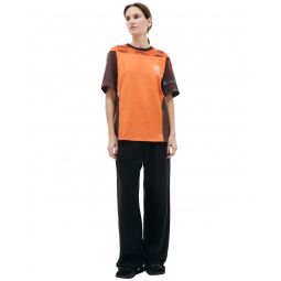 Patchwork cotton t-shirt - Orange