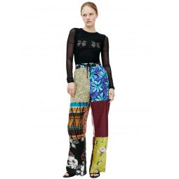 Marine Serre Patchwork Trousers - Multicolor