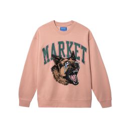 Market Beware Crying Crewneck Sweatshirt - Blush
