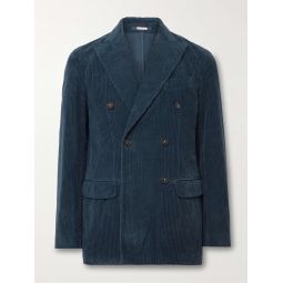 Monster Double-Breasted Cotton-Corduroy Blazer
