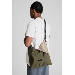 Slant Shoulder Bag - Khaki/Beige