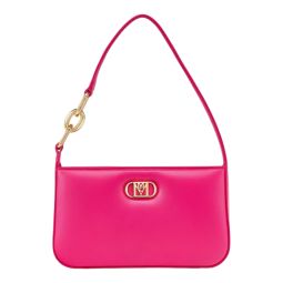Mode Travia Lamb Nappa Leather Shoulder Bag - Pink