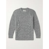 Cable-Knit Cotton, Alpaca and Merino Wool-Blend Sweater
