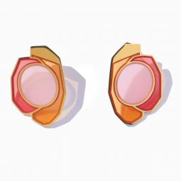 Foliate Earrings - Gold/Multi