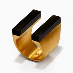Gamma Ring - 18k Gold Plated/Brass