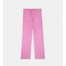 Crinkled Relaxed Pant - Pink